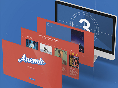Anemic • Open Air Cinema branding css design html 5 logo ui ux website