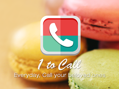 1 to Call_design 1 to call app call dial ios iphone love mobile quick quick dial ui ux