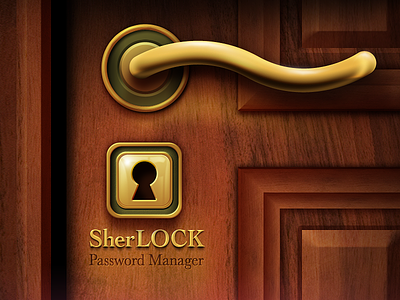 Password Manager - SherLOCK app icon ios iphone mobile password sherlock
