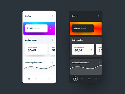 OnePay - Mobile app - Concept