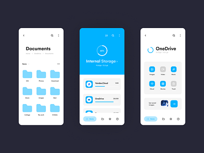Storage - Mobile app - Concept