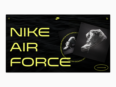 Nike Air Pro - #5 branding dark dark mode design landing layout minimal product product page sneakers typography