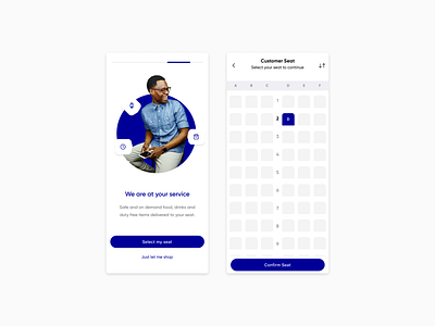 Airline onboarding - Exploration app design flat minimal product page simple typography ui ux vector