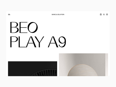 Beoplay type exploration app branding design flat illustration minimal simple typography