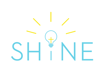 Shine Logo fun logo ministry sketch vector volunteer