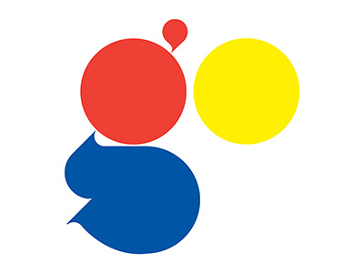 Go Matthew Mark designer logo freelance geometric logo personal brand primary colors