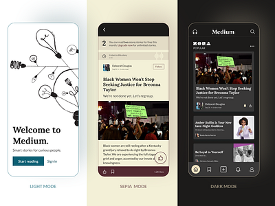 Medium Mobile Redesign