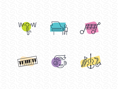 Music Icon Design creative design icon illustration