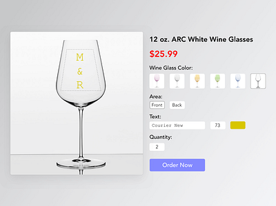 DailyUI - 033 - Customized Product ecommerce product page