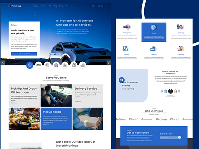 Landing Page Multi-Service Provider