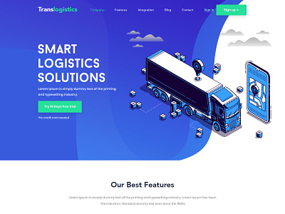 Translogistics: A Logistics Saas Software branding design icons design illustration mobile app design mockup design typography ui ui design web design