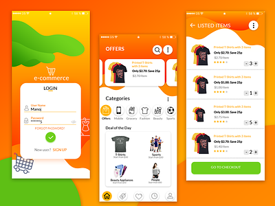 E Commerce App mobile app design ui ui design