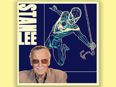 Homenaje a Stan Lee comic imovie marvel photoshop stan lee super typography