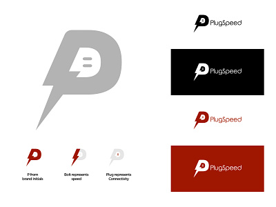 PlugSpeed Brand Identity (Logo Design) brand brand identity brand identity design branding consult consulting creative data design graphic design logo logo design minimal