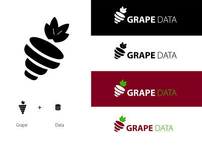 Grape Data Logo Design brand identity brand identity design branding consult consultancy consulting creative data design event events logo logo design minimal typography