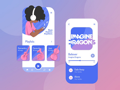 Music App Design Daily UI #009