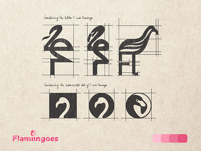 Flamingo Logo Design Concept | Branding branding design flamingo flamingo logo graphics icon illustration logo logodesign logotype ui design user experience user interface vector