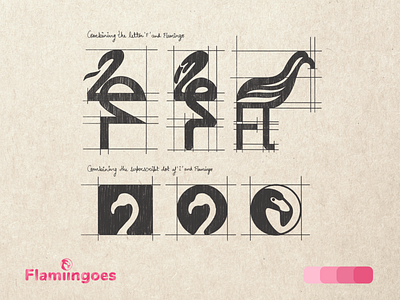 Flamingo Logo Design Concept | Branding