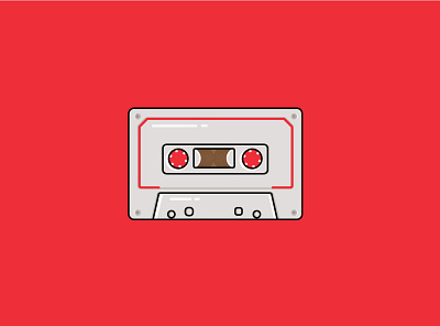 Cassette cartoons cassette device graphics icon illustration logo retro sticker vector vector art vintage vintage badge vintage logo