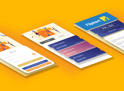 UI Design for Coupon Aggregator App android coupon design e commerce graphics illustration illustration art iphone mobile mockup ui design ui designer ui designs ui research ui ux uidesign uiux user experience user interface ux design