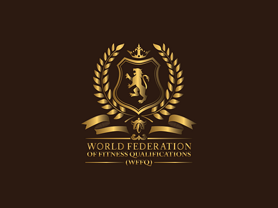 World Federation of Fitness Qualification logo art illustration illustrator illustrator cc logo logo design logodesign logodesign2020 vector