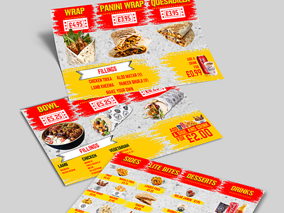 Restaurant menu design brochure brochure design design flyer flyer design food flyer food menu illustration photoshop restaurant flyer restaurant menu united kingdom wrapchic