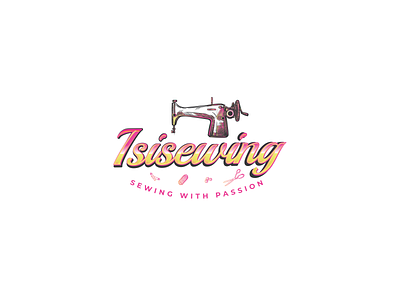 COLORED Logo design_isisewing