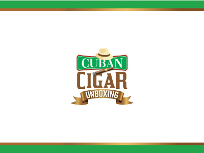 Cuban Cigar Unboxing logo 2019 design illustration illustrator illustrator cc logo logo design logo designs vector