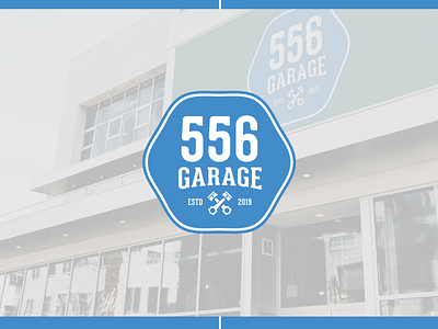 556 garage_ a logo design