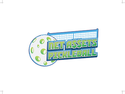 Logo_net assets pickleball illustration illustrator illustrator cc logo logo design logodesign vector