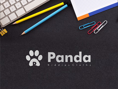 Logo mark for Panda clothing logo kids brand