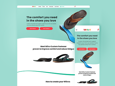 Wiivv Conversion Improvements case study hero design ui design ux design webdesign