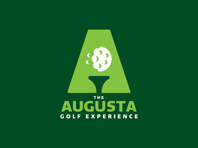 The Augusta Golf Experience logo augusta branding event golf logo