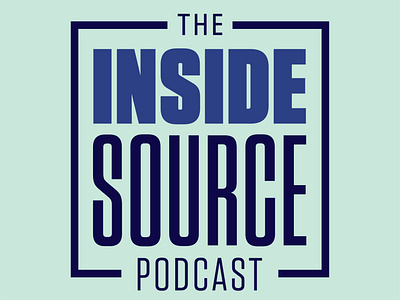 The Inside Source Podcast Logo logotype podcast logo sports podcast sports podcast logo tungsten typography