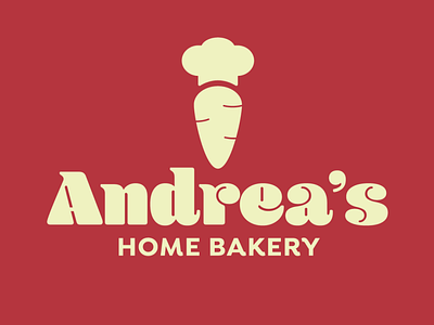 Andreas Home Bakery Logo bakery logo carrot carrot cheff carrot icon carrot logo