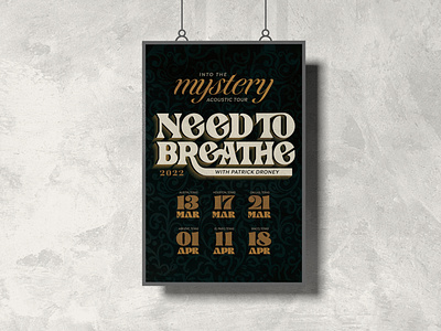 NEEDTOBREATHE Tour Poster