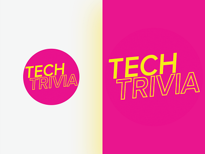 Tech Trivia Logo game show logo logo design logo type logo typography show logo typography