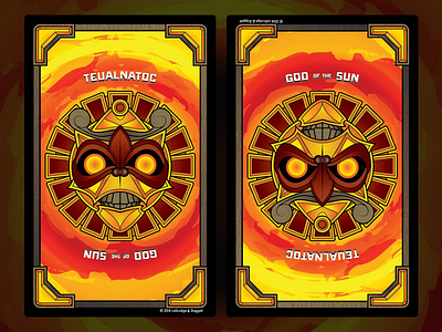 TOTEZ - Sun God card game legrudge and rugged sun god totez