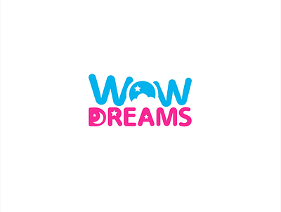 wow dreams branding design illustration illustrator logo minimal promo sign sign design typography vector