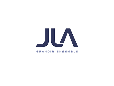 JLA branding design illustration illustrator logo minimal promo sign sign design typography