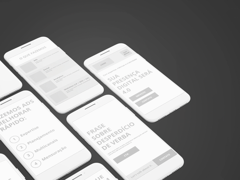 Landing Page | Prototype and colorization