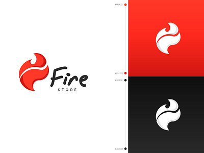 Branding | Fire Store branding design illustration logo logo design logotipo store vector
