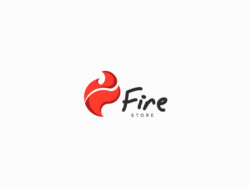 Branding | Fire Store animation branding design gif gif animated gif animation illustration logo logotipo motion graphic typography