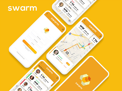 swarm carpooling app