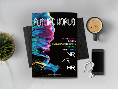 Future World Magazine ar art branding creative design farfalla farfalla hu future futureworld idea illustration logo magazine mr typography ui ux vr web website