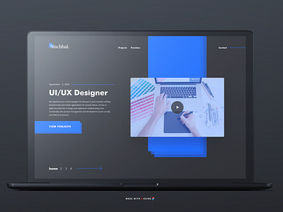 Landing Page | Personal Portfolio Website branding design figmadesign landing page landing page design landingpage personal portfolio portfolio design portfolio website ui uidesign ux