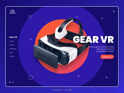 Samsung VR | Product Landing Page