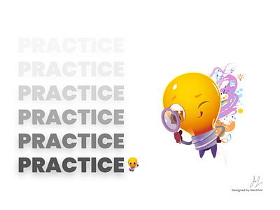 Practice Practice Practice | Design Advice design designadvice practice typography weekly challenge weekly warm up weeklywarmup