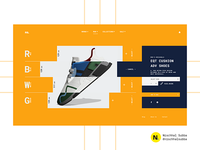 Sneakers Landing Page | 2021 Design