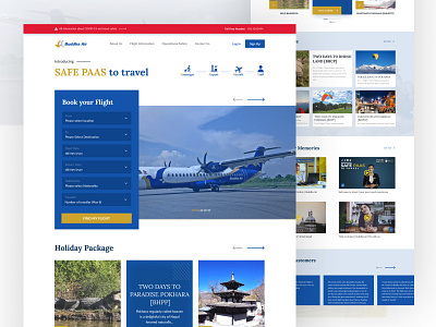 Buddha Air | Unofficial Rebranding airlines aviation buddha air buddha air design landing page landing page design landingpage nepal nepal airlines nepal airlines ui uidesign weekly challenge